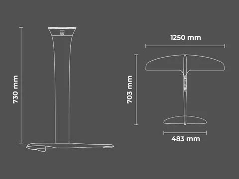 SabFoil Set Carbonglass 1250-703-483/70