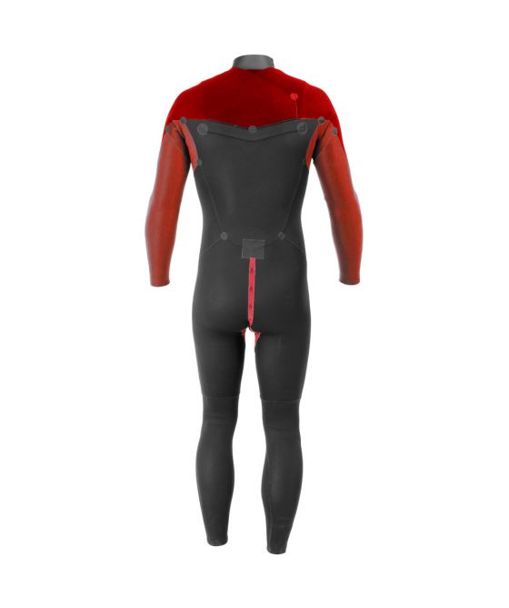 Sooruz Fullsuit 5/4 Fly+ Front Zip -Oysterprene