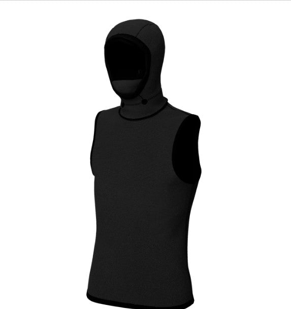 Mystic Neoprene Top with Hood 3/2mm