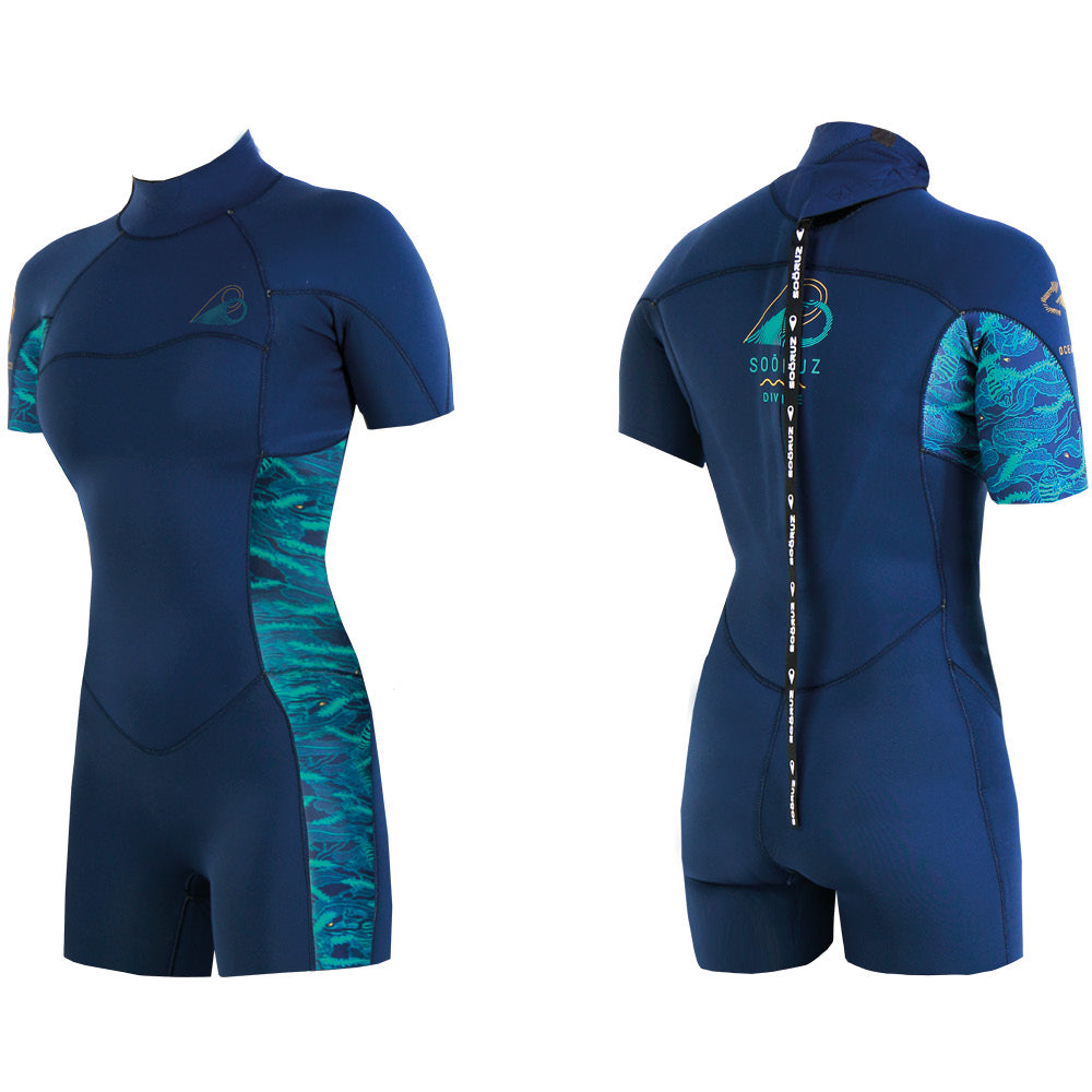 Sooruz Shorty 2/2mm SS Divine Back-Zip Μαύρη Κύρια εικόνα προϊόντος