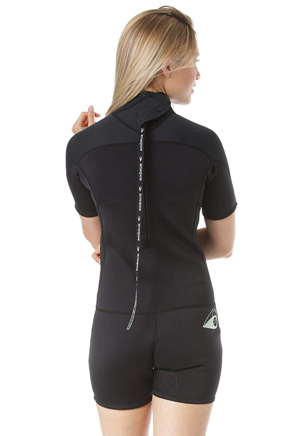 Sooruz Shorty 2/2mm SS Divine Back-Zip Μαύρη